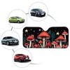 WUYOJUXA Funny Mushroom Forest Windshield Sun Shade,Romantic Mushroom Car Front