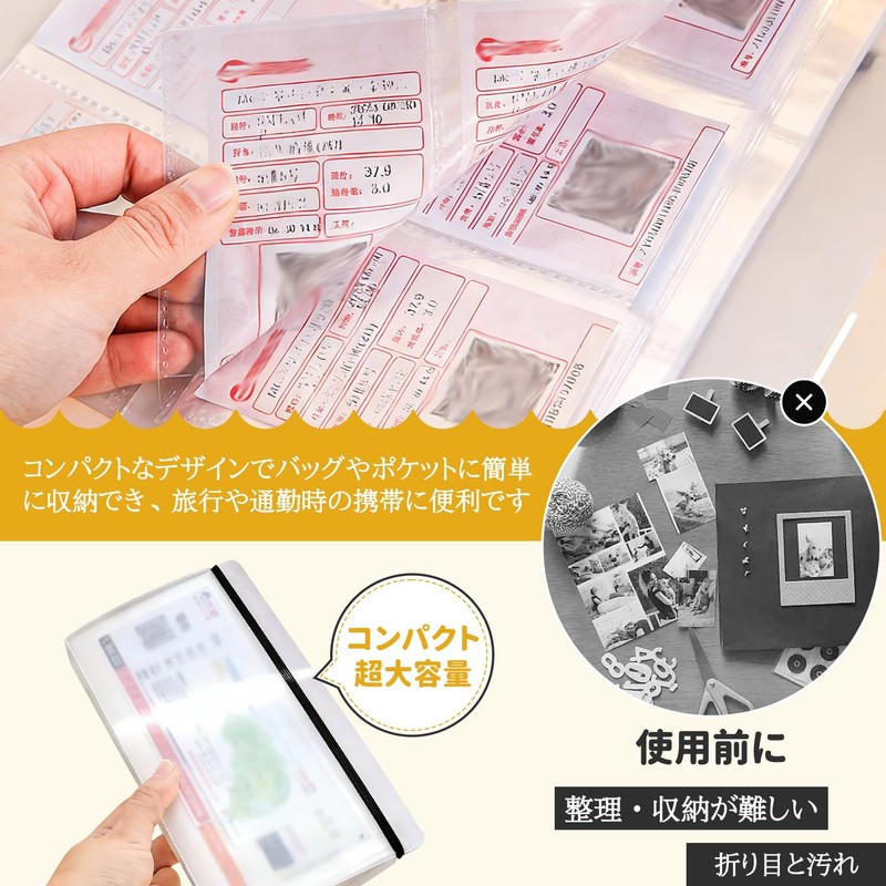 Ticket Holder, 3.5 x 8.3 inches (9 x 21 cm),