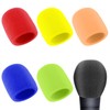 Prasacco Pack of 6 Microphone Wind Protection, Colourful Microphone Cover,