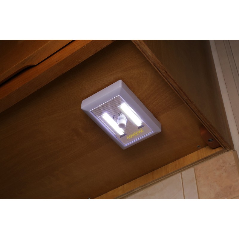 nextool 2-Pack Adjustable Brightness Battery Included COB LED Cordless Dimmer