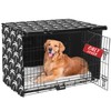 Dog Crate Cover - Double Door Waterproof Pet Kennel Cover,