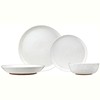 Sango 16-Piece Boho Farmhouse Stoneware Dinnerware Set for 4, Semi-Matte