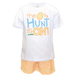 Unique Baby Conjunto de 2 piezas para niños con diseño de huevo de Pascua, Caza en, 9 Años