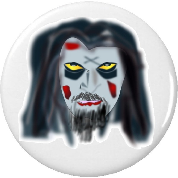 Zombie Face 2.25” Large Magnet Corpse Horror Fantasy Death Halloween