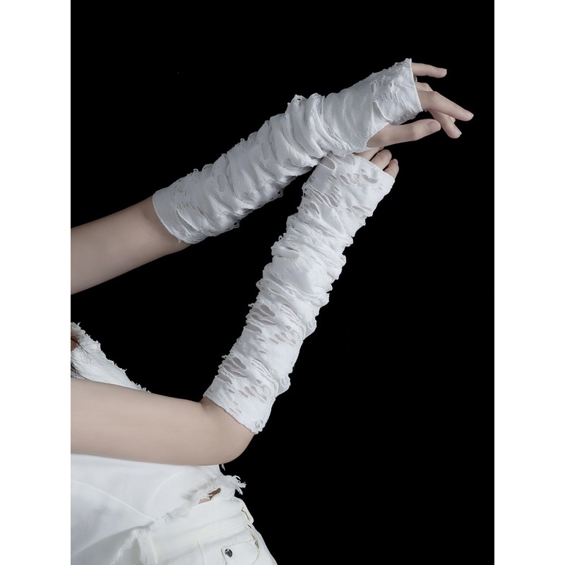 Yogwoo Women's Arm Covers, Arm Warmers, Fingerless Gloves, Multiple Styles