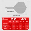 Target Darts K Flex Integrated Dart Flight and Shaft, No.2,