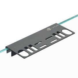 LINLAN Aluminum Aquarium Tool Holder - Fish Tank Accessories Organizer for Rimless Aquariums, Maintenance Tools, Tweezers, Tongs, Water Plants Accessories & Aquarium Supplies（Black）