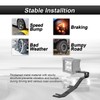 ROMELACK Ditch Light Bracket Heavy Duty Steel Hood Mount Brackets