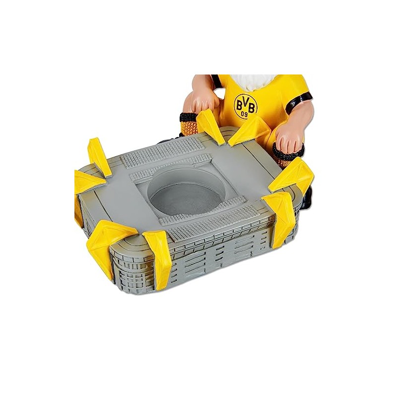 Borussia Dortmund BVB Garden Gnome with Stadium - Tea Light