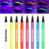 BOBISUKA 8 Colors UV Liquid Eyeliner Set, Matte Color Pen,