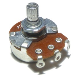 A250K log guitar potentiometer 24mm diameter 15mm shaft tone volume