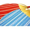 Marugame Fan (Japanese Pattern), Vertical Strip, Bamboo Fan, Kyoto Washi