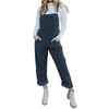 Onedreamer Overol de pana para mujer, con tirantes ajustables, holgado,