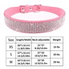 TSKDKIT Puppy Collar for Cat Small Dog Collar Cute Rhinestone