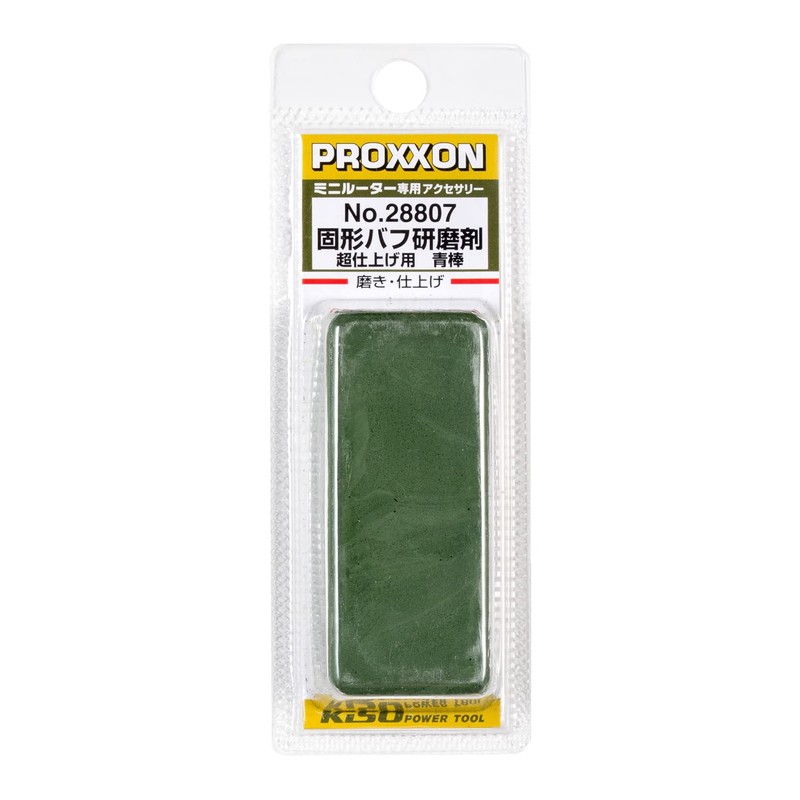 PROXXON No.28807 Solid Buffing Abrasive Blue Rod, 1 Piece (For