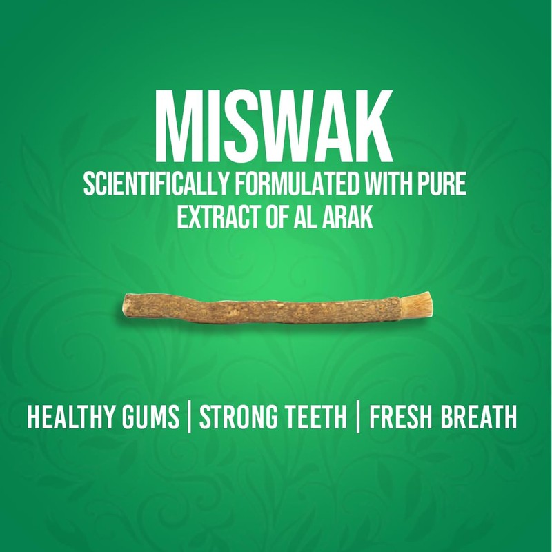 Dabur Miswak Whitening Toothpaste - 100gm, Herbal Toothpaste with Pure