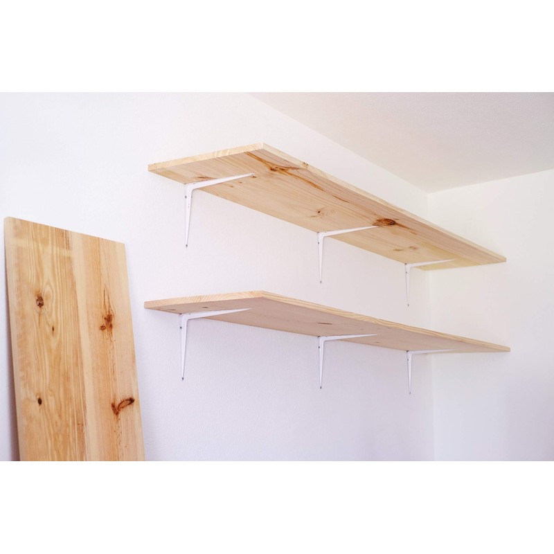 EAI London Shelf Brackets | White 100x75mm / 4x3 Inch