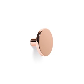 Gedotec Furniture Knob Antique | Cupboard Knob Polished Copper | Como | Metal Door Knob Round | Drawer Knob Diameter 41 mm | Dresser Knob Kitchen Cabinets & Doors | 1 Piece - Furniture Knob with