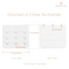 BEADNOVA Bra Extension 3 Hook Bra Back Extender for Plus