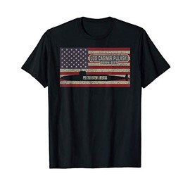USS Casimir Pulaski SSBN-633 Nuclear Submarine American Flag T-Shirt