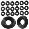 Solid Black Countersunk Finishing Washers Stainless Steel Cup (20, M3)