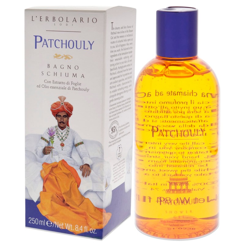 L'Erbolario Patchouly Bath and Shower Gel 250 ml