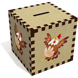 'Happy Chicken' Money Box/Piggy Bank (MB00078756)