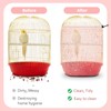 LYMOI Bird Cage Seed Catcher, 45-90'' Adjustable Bird Cage Cover,