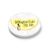Squeeze The Day Yellow 2.75 x 2.75 Absorbent Ceramic Car