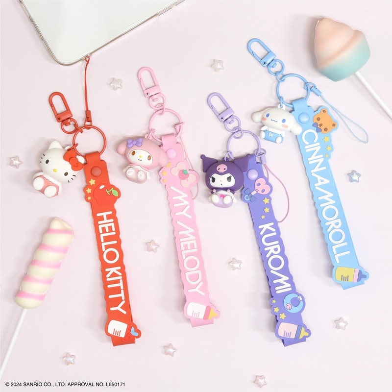 Gourmandies SANG-430KU Sanrio Characters 3D Mascot with Hand Strap, Chromi