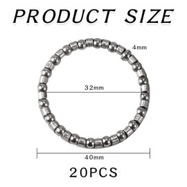 YSJCHEBS 20pcs Bicycle Ball Bearings Bicycle Accessories Mountain Bike Fork Balls Bottom Bracket Swivel Balls