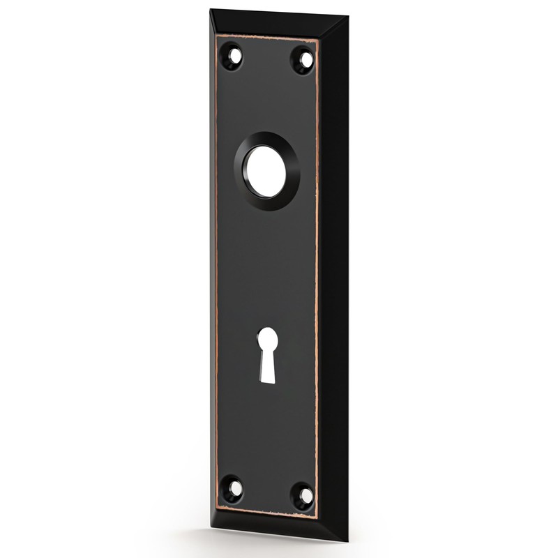 newliplace 2 Pack Mortise Lock Door Plates for Interior Doors,