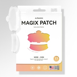 Jo Dominic Jo Dominic MAGIX PATCH Nose & Chin Pimple Patches Hydrocolloid Acne Patches for T-Zone Care C Absorbs Oil, Zits & Blemishes Overnight C Vegan, Cruelty-Free Skincare (15 Count)