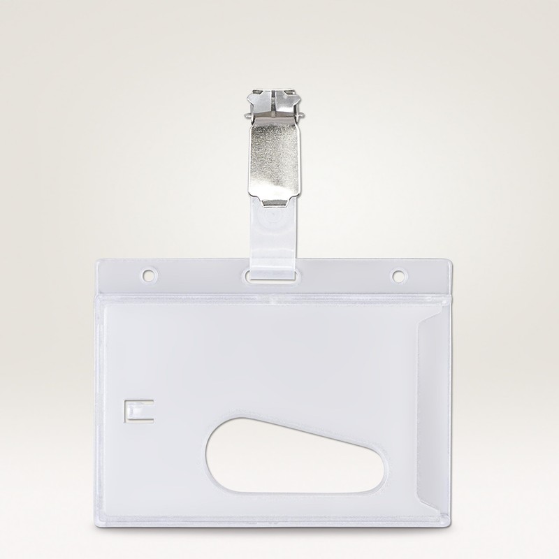 Avery 4826 Security Badge Holder with Clip, 85 x 54