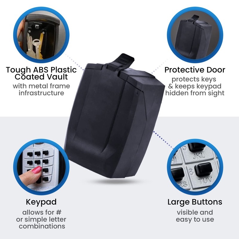 KeyGuard Pro SL-590-Cvr Outdoor Lock Box with Protective Rubber Cover