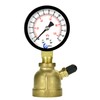CARBO Instruments Gas Test Pressure Gauge 15 Pound, 15 PSI