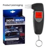 Fandcy Alcohol Breathalyzer, Portable Breath Tester with Accurate Digital LCD