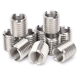 Eujgoov Insert Nuts, Stainless Steel Thread Insert M16 Internal Thread M20 Male Thread Reducer Nut Replacement for Thread Repair Pack of 10