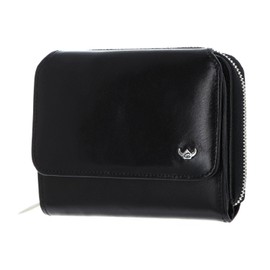 Golden Head Colorado RFID Protect Zipped Billfold Coin Wallet Black, black, Fashionable