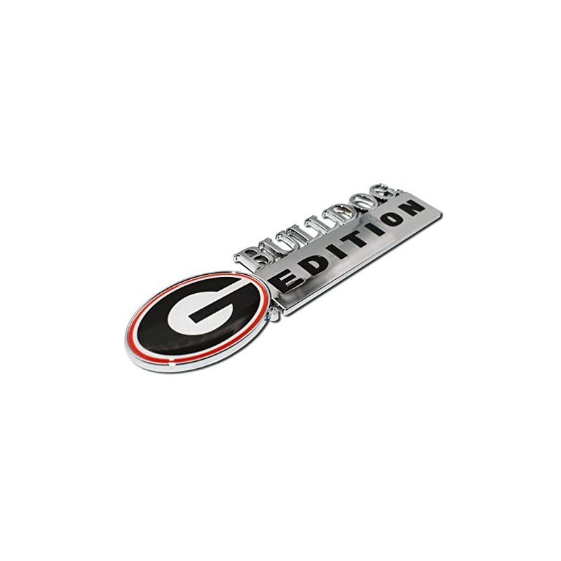 Elektroplate Georgia Bulldogs Edition Metal Auto Emblem for Cars, Trucks,
