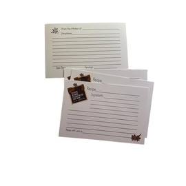Pumpkin Spice Recipe Card 4x6 Thanksgiving Autumn Baking Fun Recipe Card (Pack of 10)