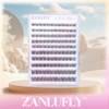 zanlufly Self Adhesive Lash Clusters No Glue Eyelashes C Curly