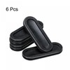 sourcing map Rubber Grommet Mount Size 35 x 100mm Oval