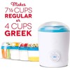 Dash Greek Yogurt Maker Machine LCD Display & Containers Parfaits