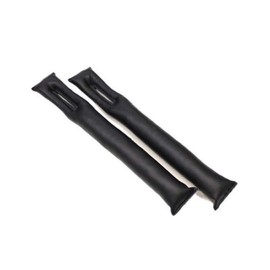 Seat Console Gap Cushion, PU Leather, Set of 2, Black