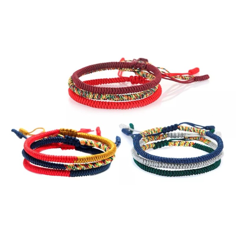 Veraly Pulseras De Hilo Tejido Y Trenzado Hecho A Mano