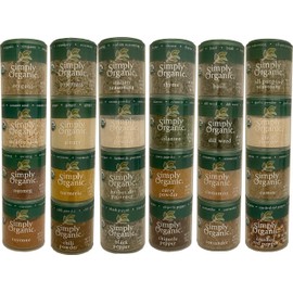 Generic Simply Organic mini Spices Gift Set (24 FLAVORS)-by AUUOO