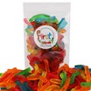 FirstChoiceCandy Sweet & Sour Gummy Worms, Multi Flavors and Solid