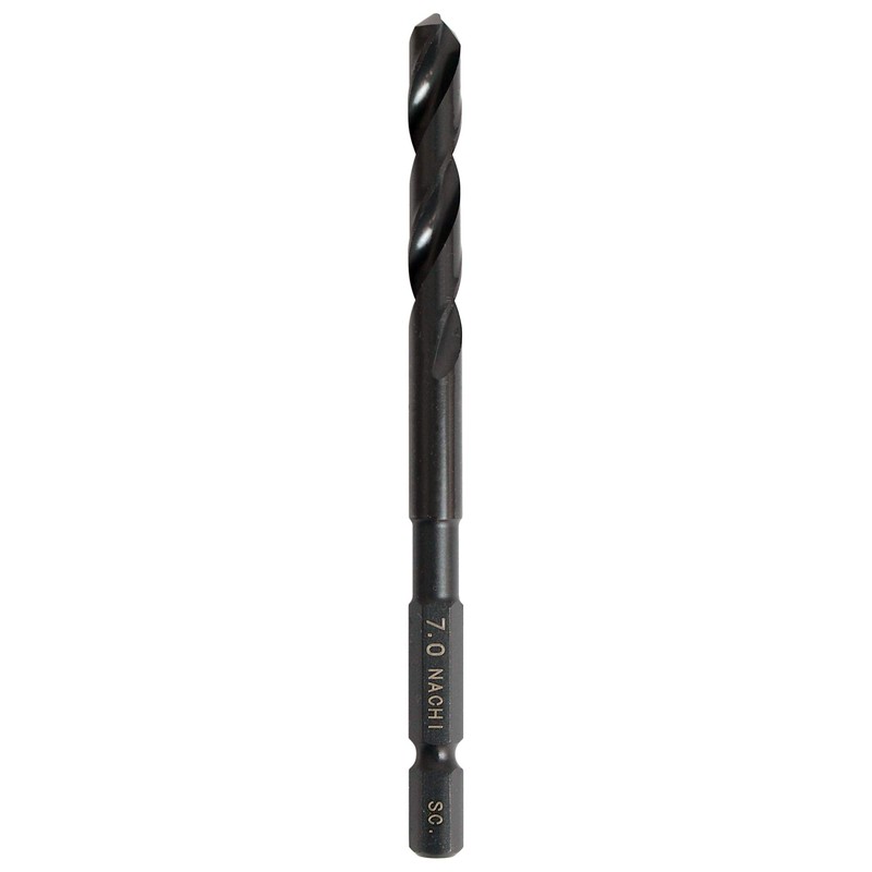 Nachi Hex Shank Ironworking Drill 7.0 mm (For metals, metalwork)