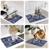 LuxStep Dish Drying Mat Super Absorbent Kitchen Counter Mat Rubber